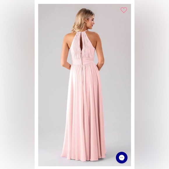 Kennedy Blue Bailey Bridesmaid Dress with pockets in Blush - Picture 2 of 5